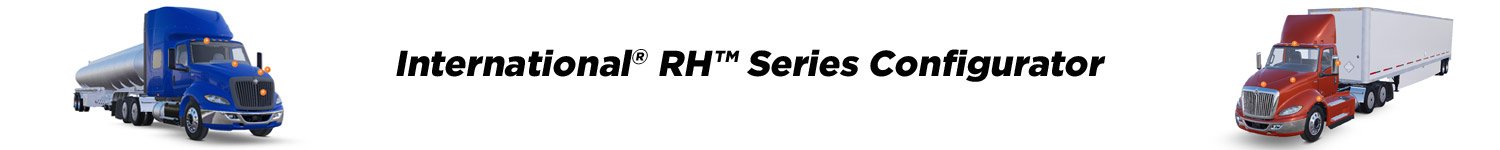 Build your own International RH regional haul series heavy duty truck