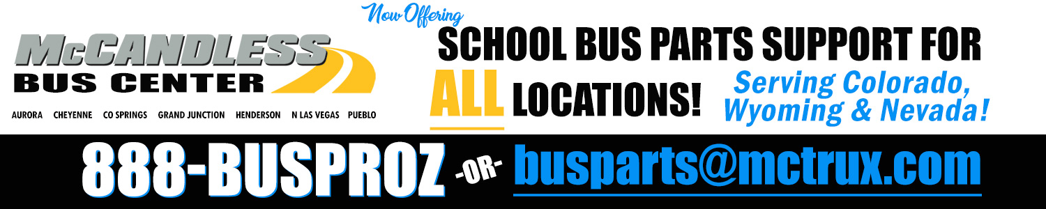 Dedicated and Centralized School Bus Parts support for Colorado, Nevada and Wyoming school Districts