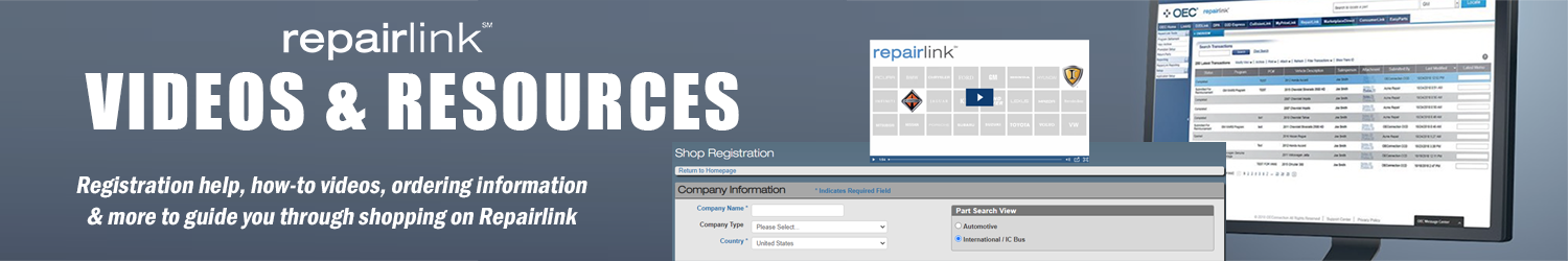 Repairlink resources, videos and step by step instructions to help guide you through shopping on …