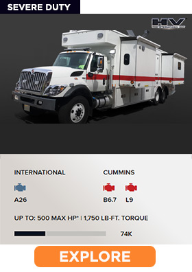Learn More about the International® HV severe duty fire and rescue trucks in CO and WY