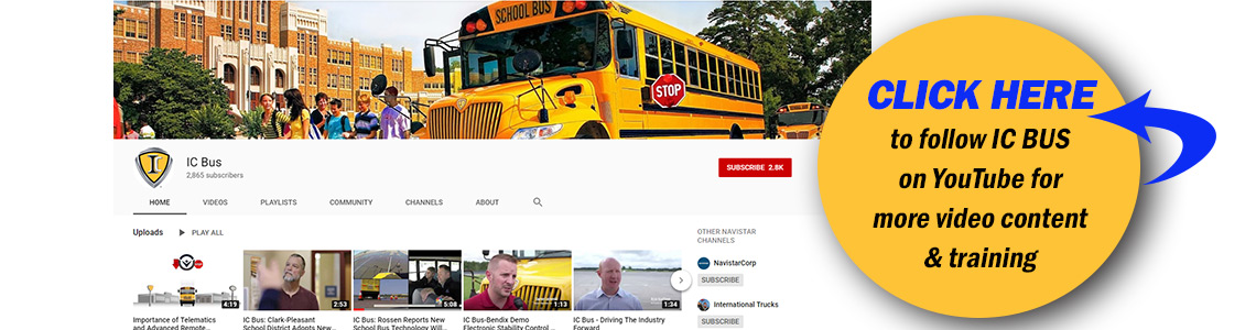 Follow IC Bus on Youtube for more driver resources and IC Bus content and information
