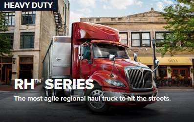 Learn more about the Heavy Duty regional delivery International RH Series Truck