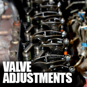 Need a valve adjustment or valve lash service